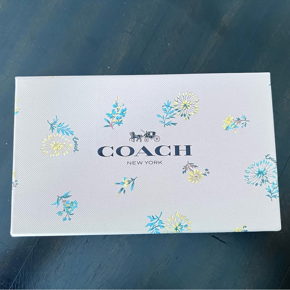 Coach Lavender/Pink Floral Wristlet - Picture 2 of 3
